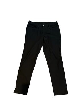 Lululemon ABC Pants Mens 36x33 Blue Straight Leg 5 Pocket Casual LM5ADFS